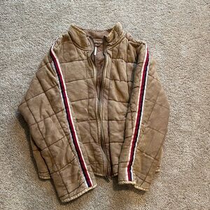Free People Varsity Stripe Dolman Quilted Jacket